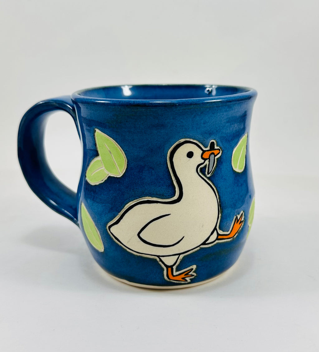 Goose With a Knife Mug