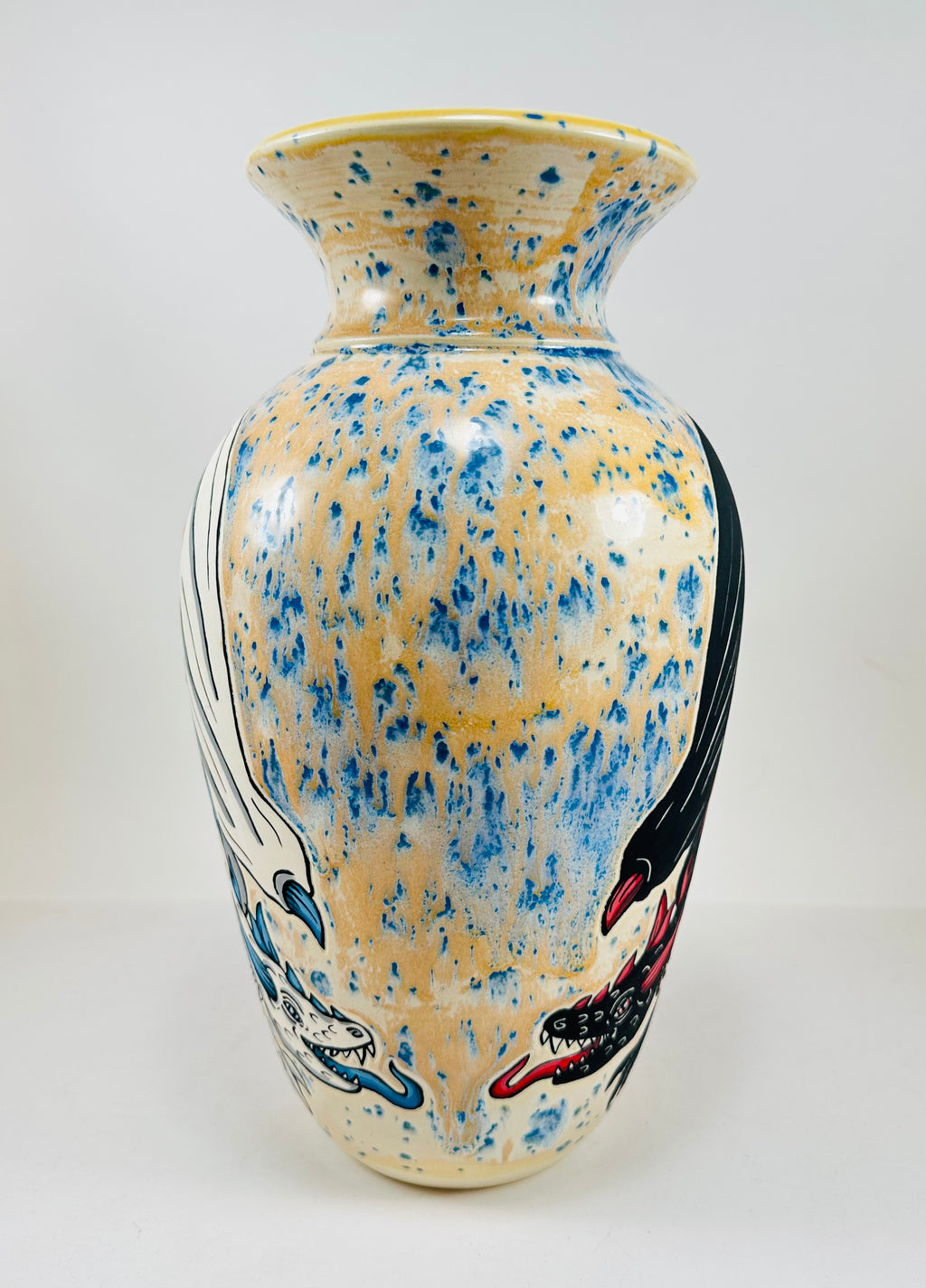 Large Dragon Vase