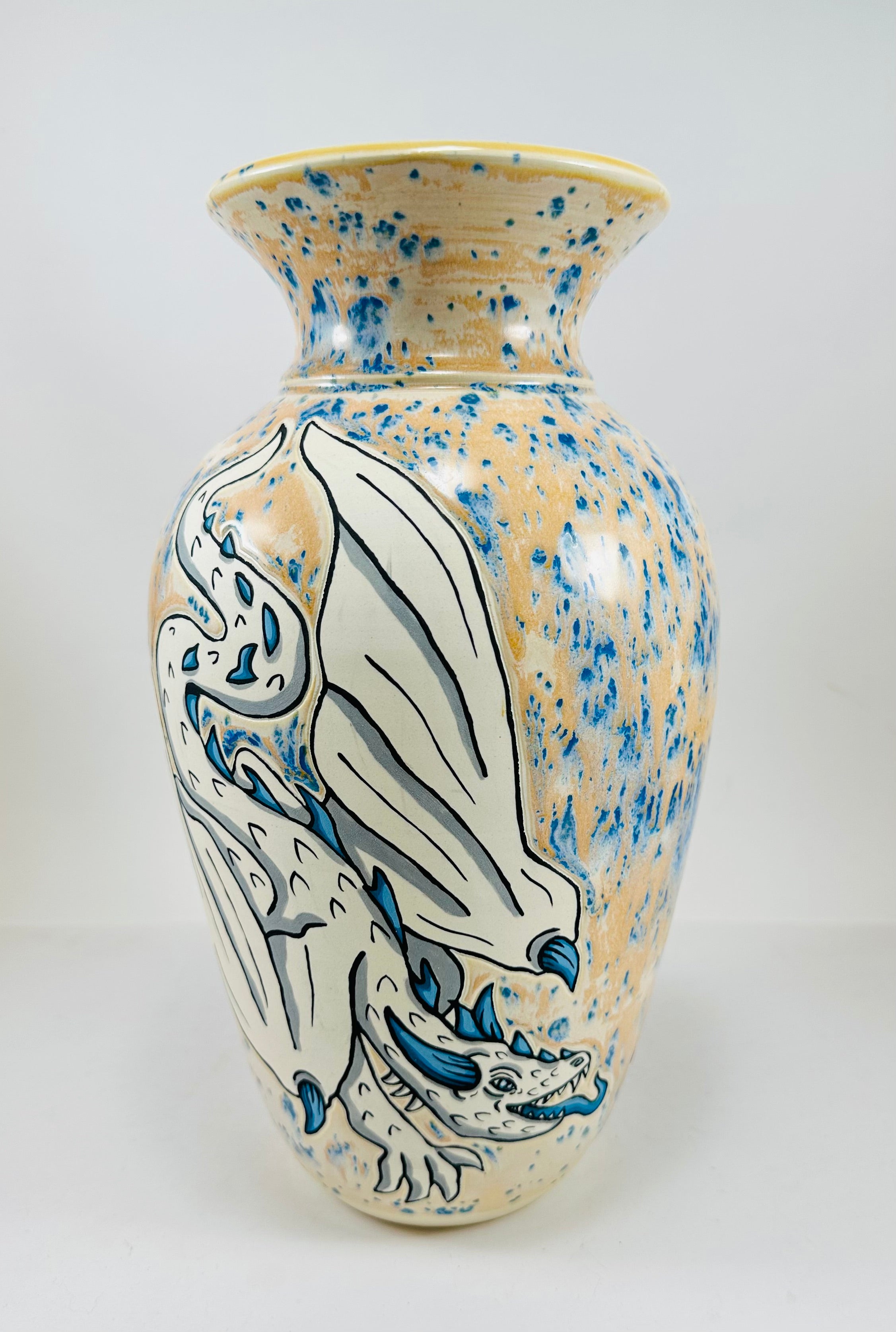 Large Dragon Vase