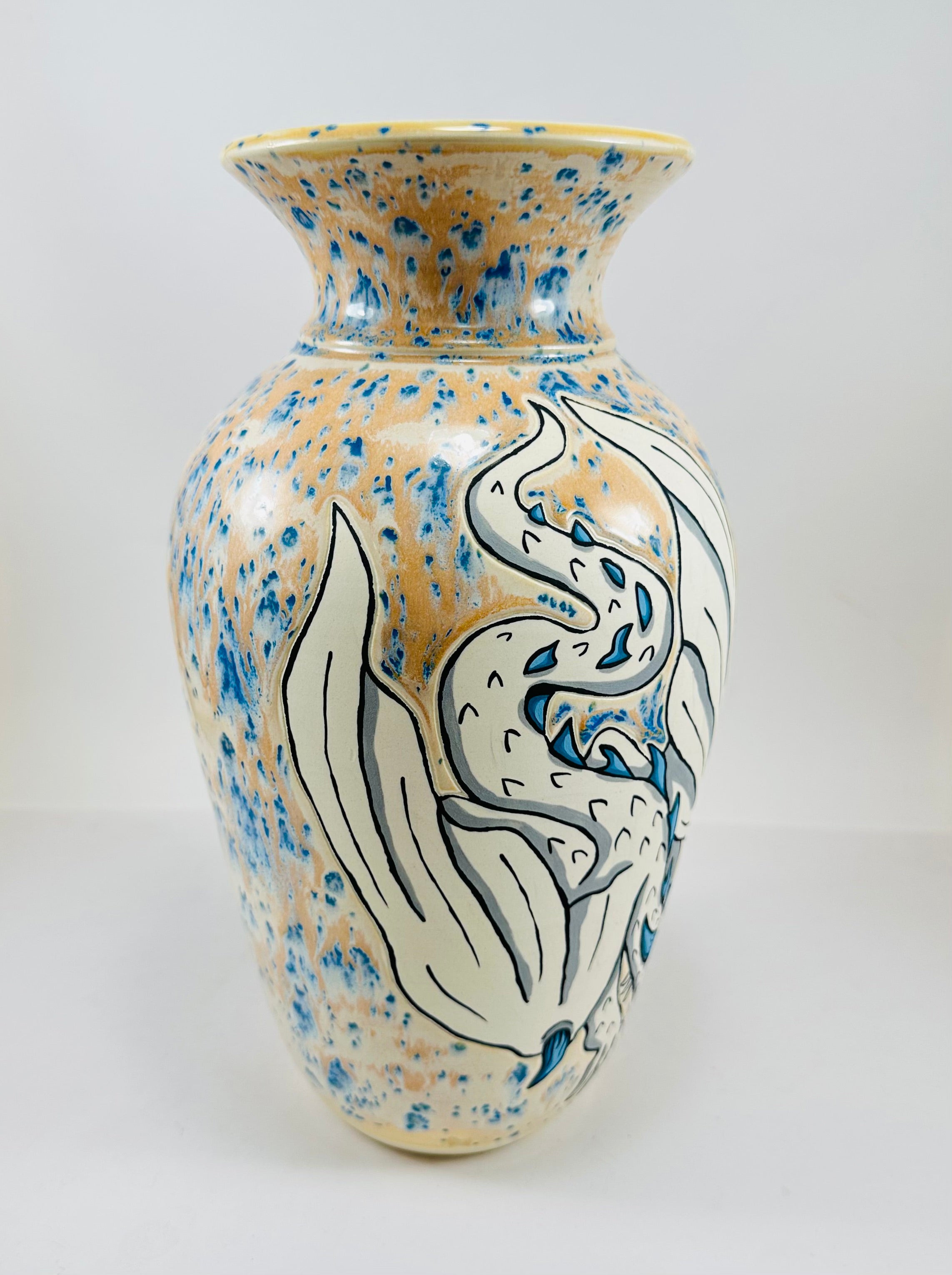Large Dragon Vase