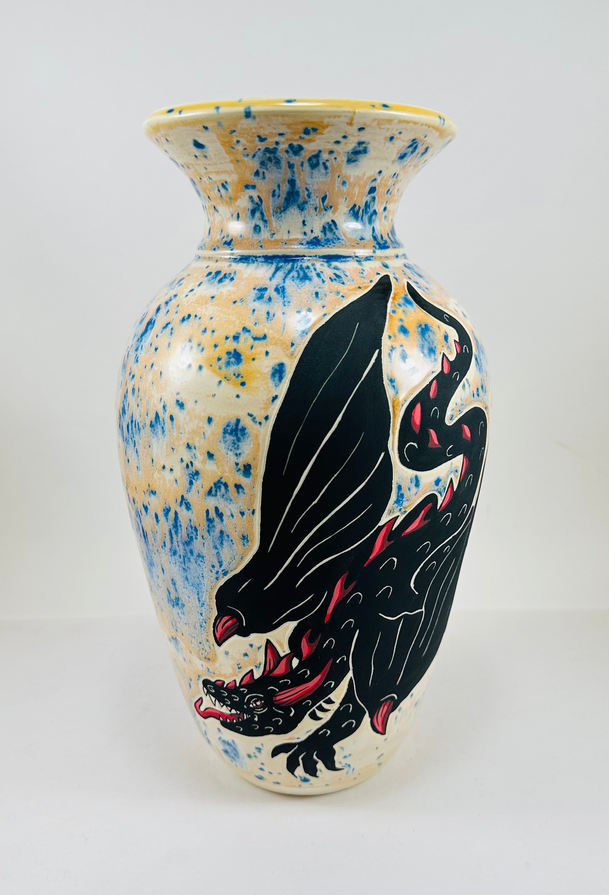 Large Dragon Vase