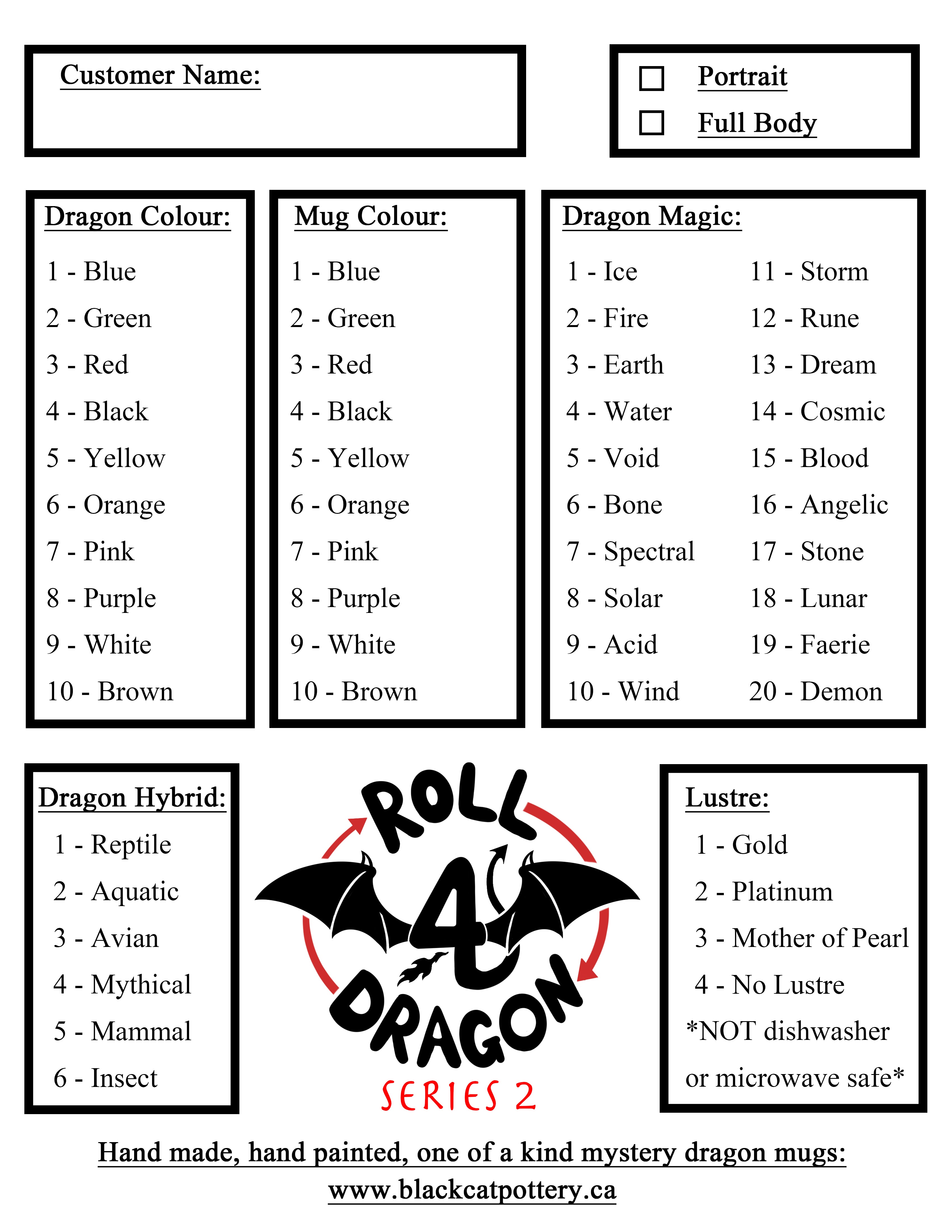Mystery Dragon Mug - Series 2!